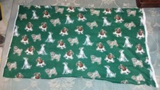 Puppy Dog Blanket 60" x 36" Soft For Crate, Bed or Car Seat New