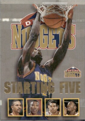 Denver Nuggets - 1997 NBA Hoops - Starting Five #7