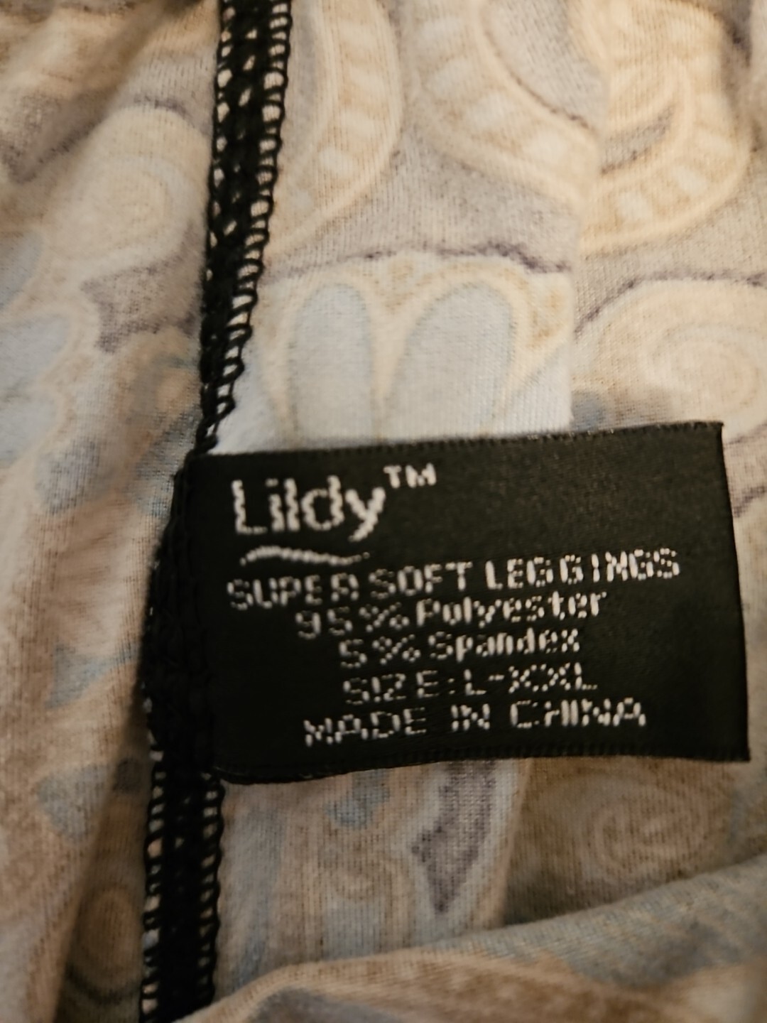 Lidy Womens pull on multi pattern/multicolor legg… - image 7