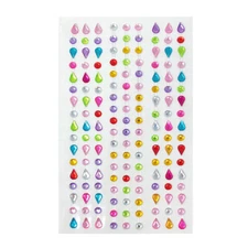 Wrapables Acrylic Self Adhesive Crystal Rhinestone Gem Stickers