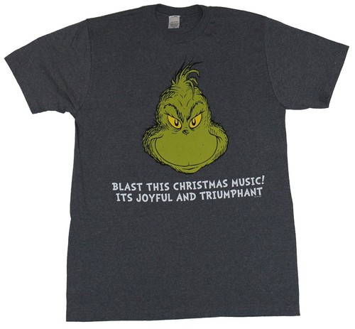 Grinch Who Stole Christmas Mens T-Shirt 