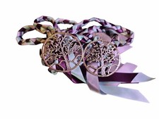 Amethyst Mint Tree Of Life Wedding Handfasting Cord Wedding Handfasting
