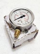WIKA 213.53.063 PRESSURE GAUGE 0..160 BAR 2200 PSI 1/4" BSP BOTTOM