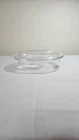 Vintage PYREX clear ribbed 602-B refridgerator casserole dish with lid 1950's