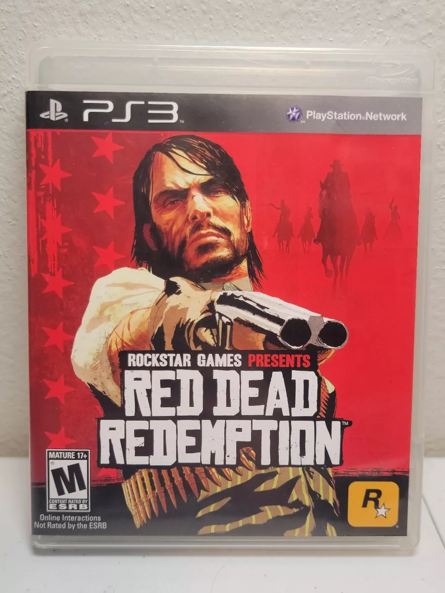 Red Dead Redemption Rockstar Games PS3 Video Game w/ Map and Manual