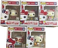Funko Pop,! Hello Kitty Team USA, Basketball Swimming Surfing,Tennis, Gold Medal