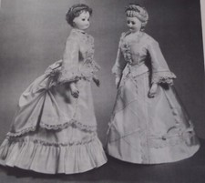 French Fashion Promenade Costume 1870/71 Pattern for 15 Doll