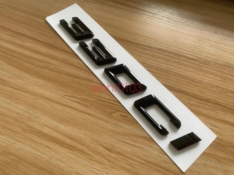 Insignia trasera emblema 330ci maletero letras ABS negro brillante 3D para BMW 330ci 2017-2022 Foto 4 de 4