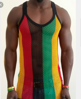 fishnet vest
