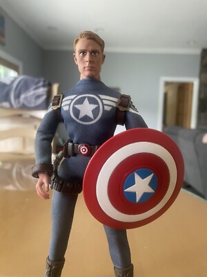 Custom Captain America Nerf Guns Mego Commander Steve Rogers
