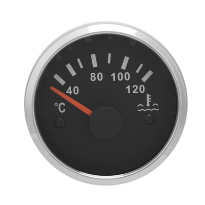 Electromagnetic Water Thermometer 52mm 12~24V Vehicle Water Temp Gauge 40~12 LIF