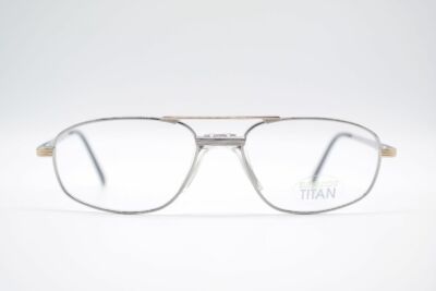 Vintage Petruschka Apel 9828 702 53[]16 140 Silber oval Brille eyeglasses NOS