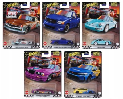 HOT WHEELS Boulevard Set of 5 models 101-105 HRT58
