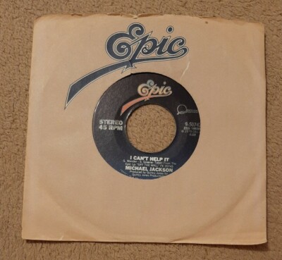 Michael Jackson 45 Don't Stop 'Til You Get Enough / I Can't Help It 1979 Epic ex