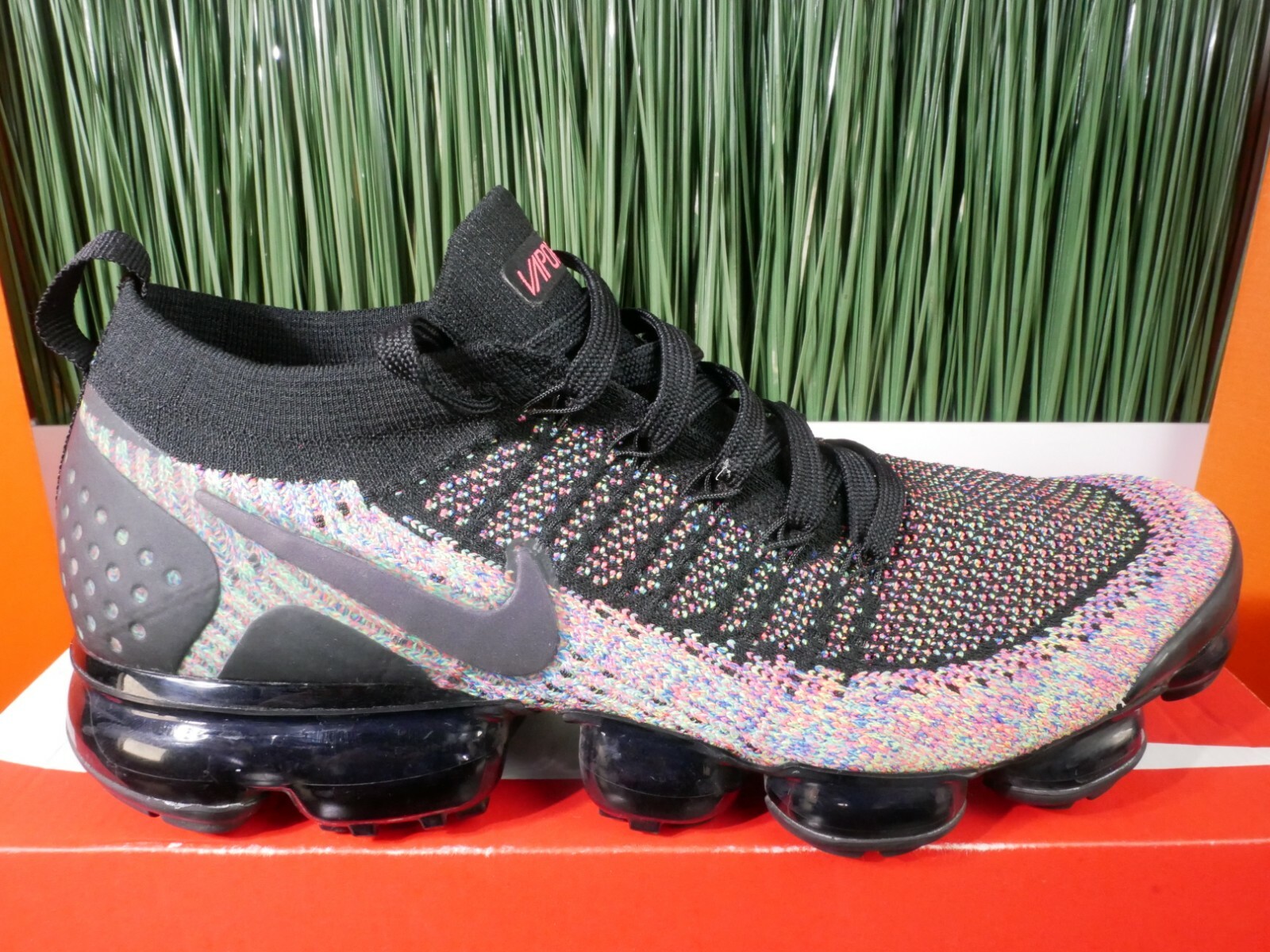 vapormax black multicolor