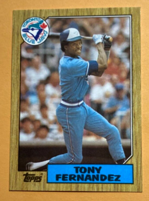 1987 TOPPS CHEWING GUM TONY FERNANDEZ #485 BASEBALL CARD | eBay