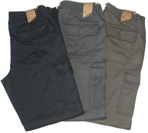 Pantaloni uomo cargo termico M L XL XXL 3XL interno pile SEA BARRIER Jonny  caldo | eBay
