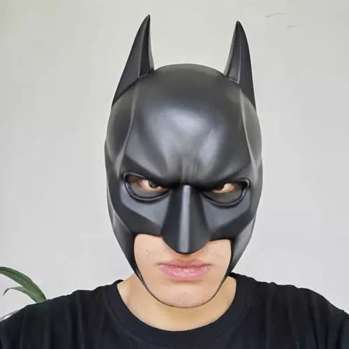 The Batman dark Knight Helmet Full Mask PVC Bruce Wayne Cosplay Halloween Props! - Picture 1 of 7