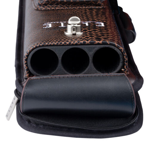 Estuche para tacos de billar Elite ECNR35 marrón bolsa para tacos de billar - Imagen 4 de 6