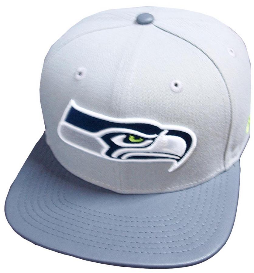 New Era Seattle Seahawks NFL Grey Storm 9Fifty 950 Snapback Cap