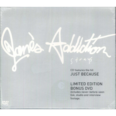 Jane's Addiction CD DVD Strays / EMI Capitol Sealed 0724359219905