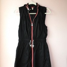 Hunter for Target Nylon Vest Dress Black Sz S Hideaway Hood Streetwear Gorpcore