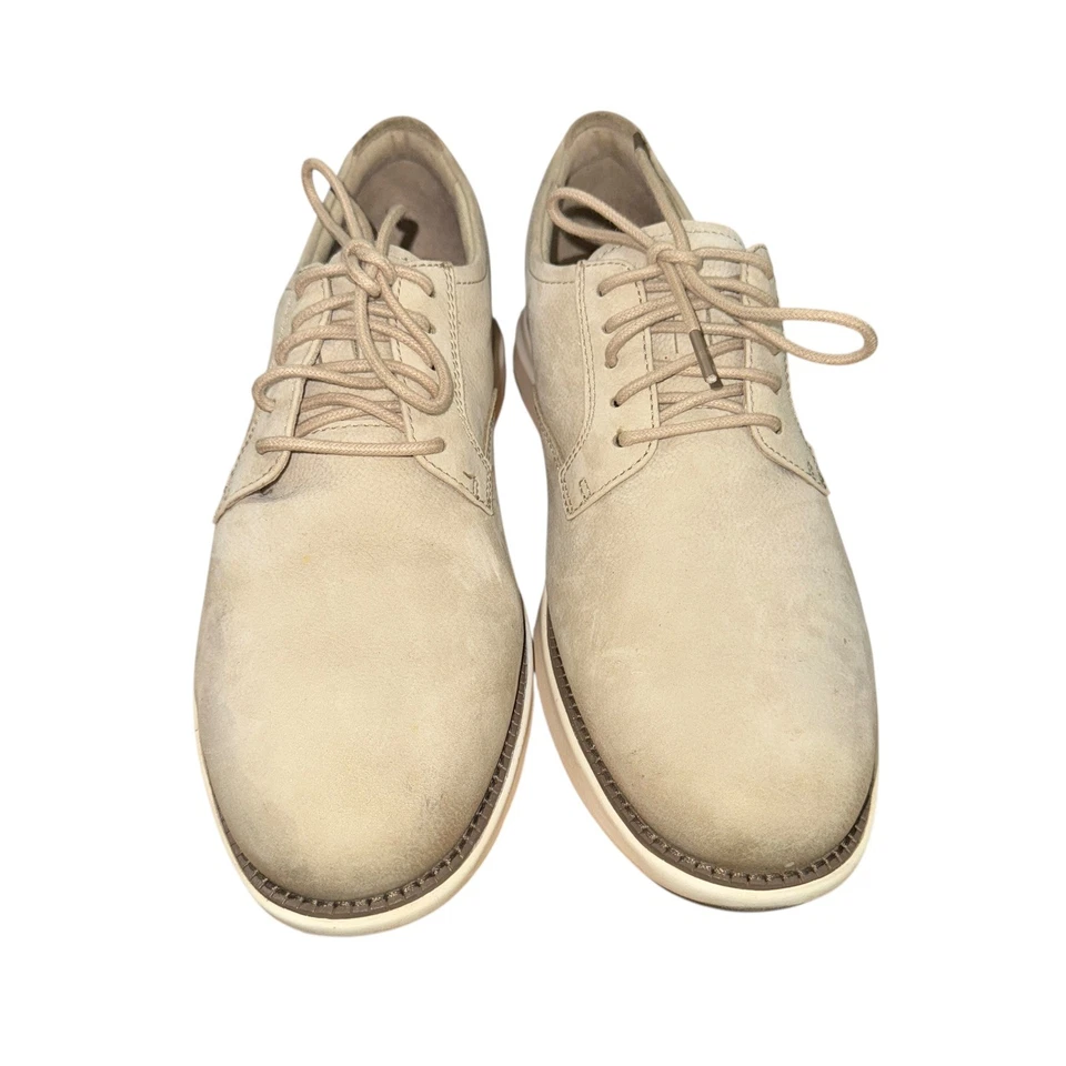Zapatos de Vestir Oxford Cole Haan Beige/Crema Gamuza Grand 360 Usados Para Hombres 10M Foto 3 de 4