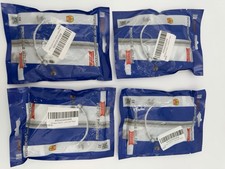 Lot of 4 Penkid Window Restrictor Child Safety Cable Lock White w Keys New