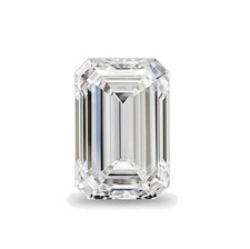 3 Ct Emerald Cut Natural D Color Lab Grown Loose CVD Diamond VVS1 Certified