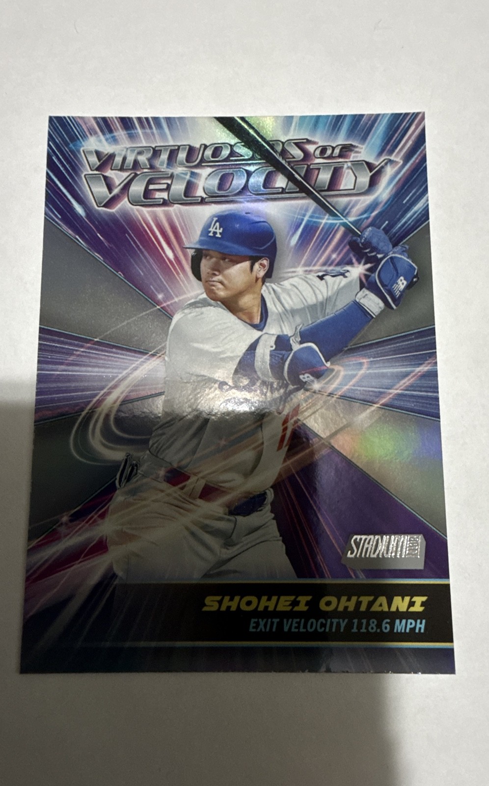 Shohei Ohtani #VV-5 (Baseball Cards 2024 Topps Stadium Club Virtuosos of Velocity) — is it worth grading?