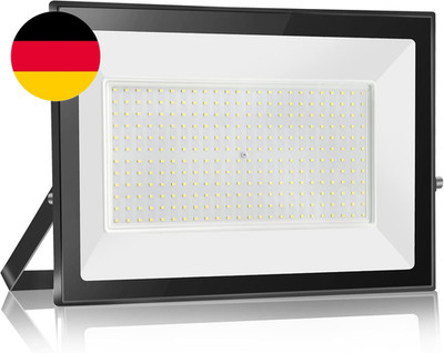 300W LED Strahler Außen, IP65 Wasserdicht Außenstrahler LED Fluter 30000LM Schei