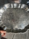 Vintage Silver Plated Serving Tray, Vintage Silver Tray — photo 5