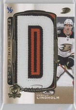 2020-21 Upper Deck The Cup Notable Nameplates 4/8 Hampus Lindholm #NN-HL f9m