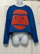 Tory Burch Tory Sport Little Grumps Long Sleeve Sweatshirt Size Large
