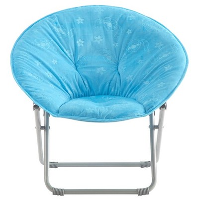 Stitch, 23'' Kids' License Embossed Saucer Chair , Navy