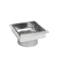 12 In. X 12 In. To 8 In. Ceiling Register Box | Flow Hvac Air Duct Vent Boot