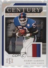 2020 National Treasures Century Materials Patch Holo Silver 16/25 Harry Carson