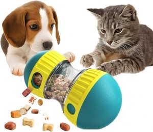 Dog  or Cat Puzzle Toy Treat Dispensing Ball – Adjustable Puzzle Feeder Ball