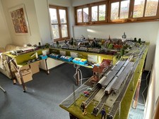 Märklin Modelleisenbahnanlage H0 , M-Gleise, analog, gebraucht