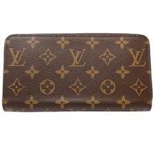 LOUIS VUITTON Monogram Zippy wallet M42616 Brown/180915