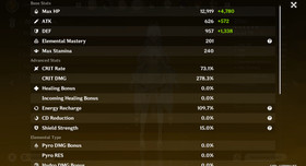 Genshin Impact AR 60 America - Vesna - Columbina - Linnea - Zibai - Raiden