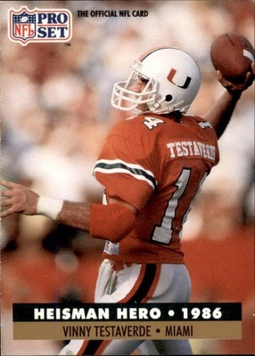 1991 NFL Pro Set Vinny Testaverde #41 (6023)