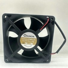1Pc SUNON Fan KDE2412PMBX-6A DC 24V 7.2W 120 120 38MM 2 Wire cooling fan
