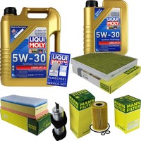 Mann Inspektionspaket 6L Liqui Moly Longlife 5W-30 FüR Audi A4 Avant 2.0 TDI Q5