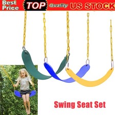 Heavy Duty Swing Seat Set Accessories w/Replacement Chains kids  Adult Outdoor
