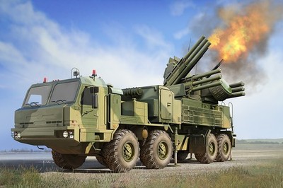 Trumpeter 01087 1/35 72V6 OF 96K6 PANTSIR-S1 SPAAGM BAZ-6909 Model Kit