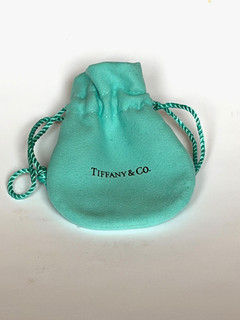 TIFFANY & CO Mini Blau Schleife Schmuckbeutel Staubbeutel