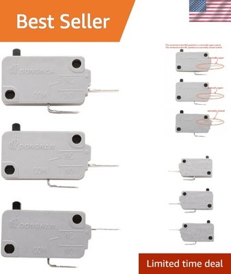 Microwave Oven Door Switch Set: 16A 125/250V with 2 Normally Open & 1 Close