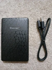 SYBA Iocrest SY-ENC25054 2.5" SATA HDD/SSD External Enclosure with 3.0 USB Cable