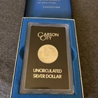 Carson City 1882 Uncirculated Silver dollar (in original box and numbered)